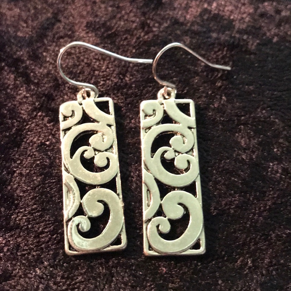 Scroll Bar Earrings